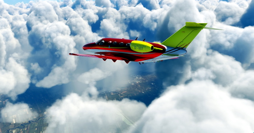 Flightsim Pictures Scott Livery for the Cockspur Cessna 510