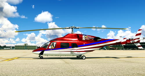 Flightsim Pictures Scott Livery for the CowanSim Helicopter  Bell 222B