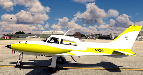 Flightsim Pictures Scott livery for the Milviz C310R "MKJ"