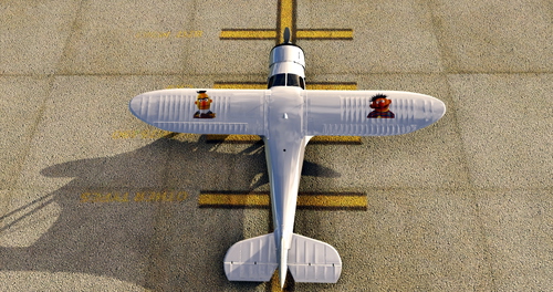 Flightsim Pictures Scott Livery for the MS/Carenado D17 Staggerwing  "Ernie"