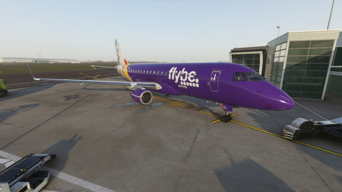 FlightSim Studio - E-Jets 175 Flybe Purple