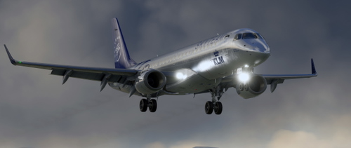 FlightSim Studio - E-Jets 190 KLM CITYHOPPER "SkyTeam"