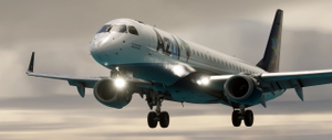 FlightSim Studio - E-Jets 195 Azul Brazilian Airlines PR-AUJ "Cmte. Omar Fontana " thumbnail 5