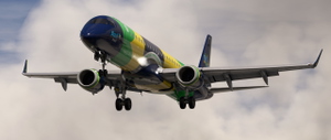 FlightSim Studio - E-Jets 195 Azul Brazilian Airlines PR-AYV thumbnail 6