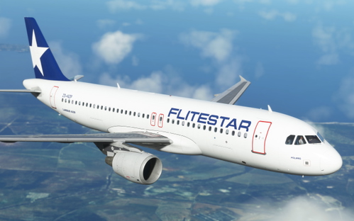 Flitestar  Fenix Airbus A320 ZS-NZP BFU