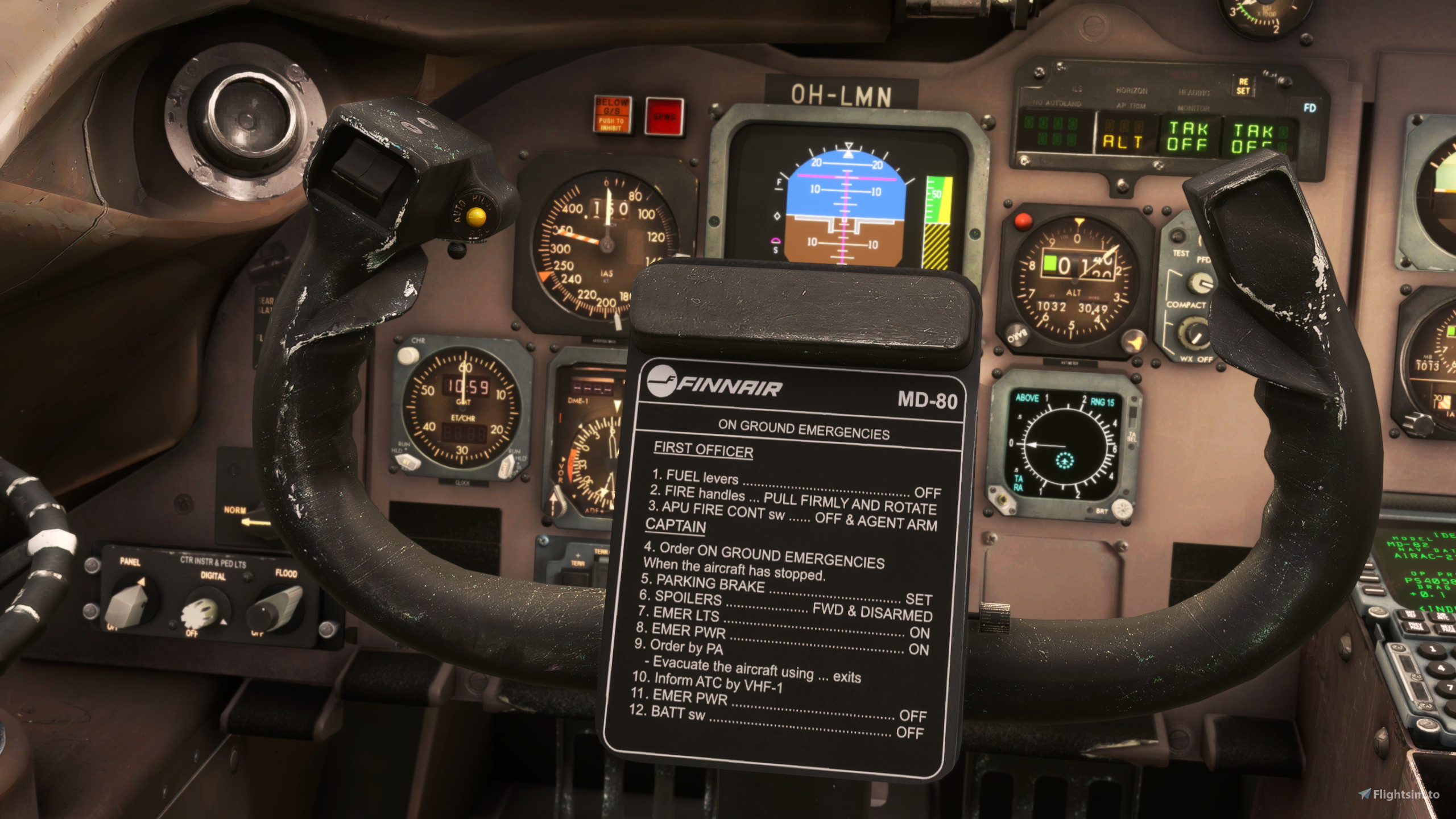 Fly The Maddog X — Finnair MD-82 OH-LMN (Santa Claus) のために