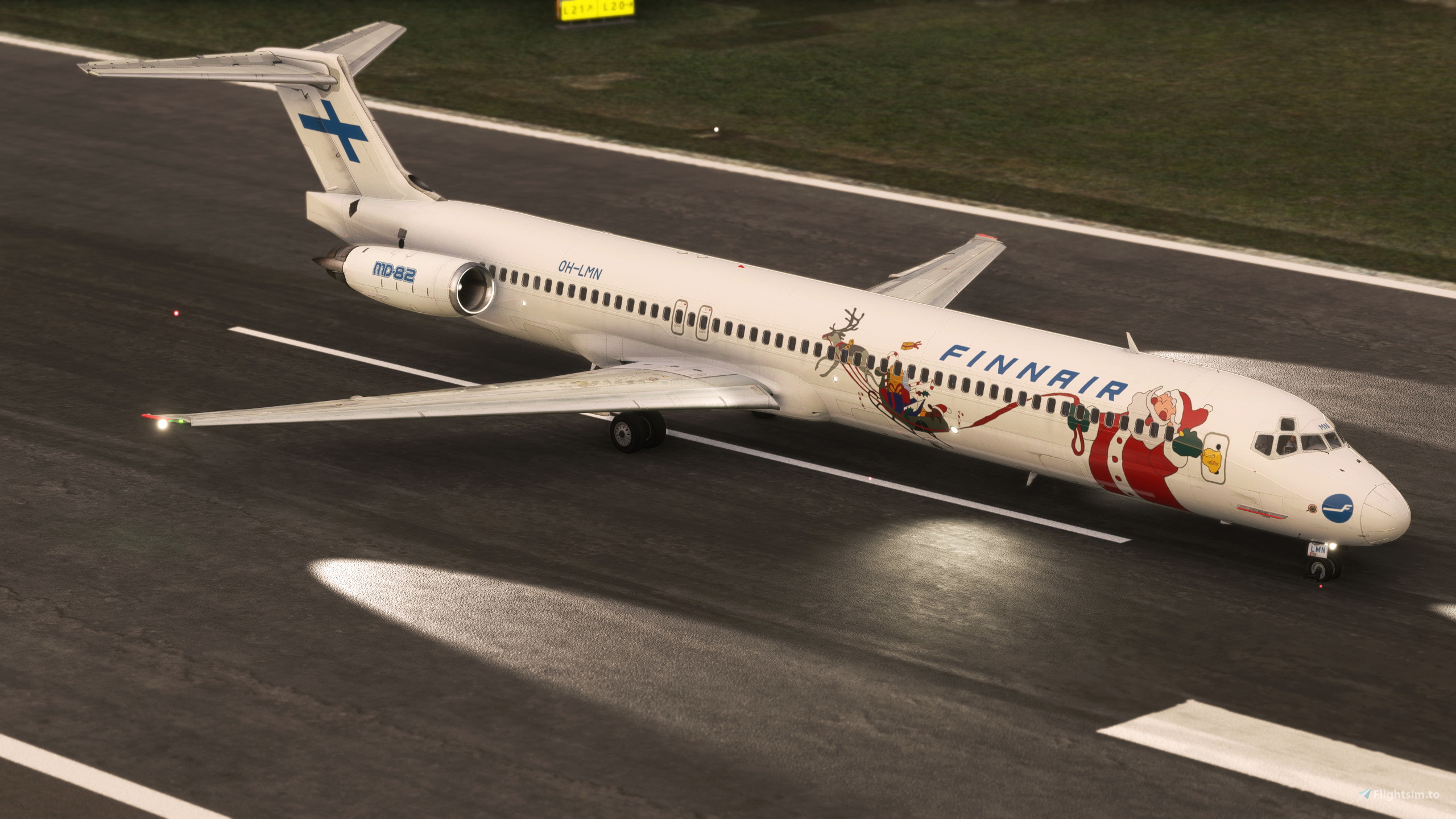 フィンエア旅客機MD-82