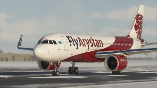FlyArystan livery of EI-KBW "Draco" for Airbus A320neo