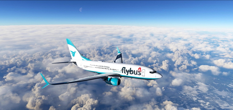 FlyBus 737-800 Christmas Livery for Microsoft Flight Simulator | MSFS
