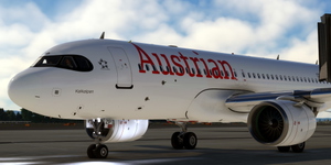 [A32NX] FlyByWire | Airbus A320neo Austrian Airlines OE-LZP - 8k  - ONLY FOR FLYBYWIRE thumbnail 2