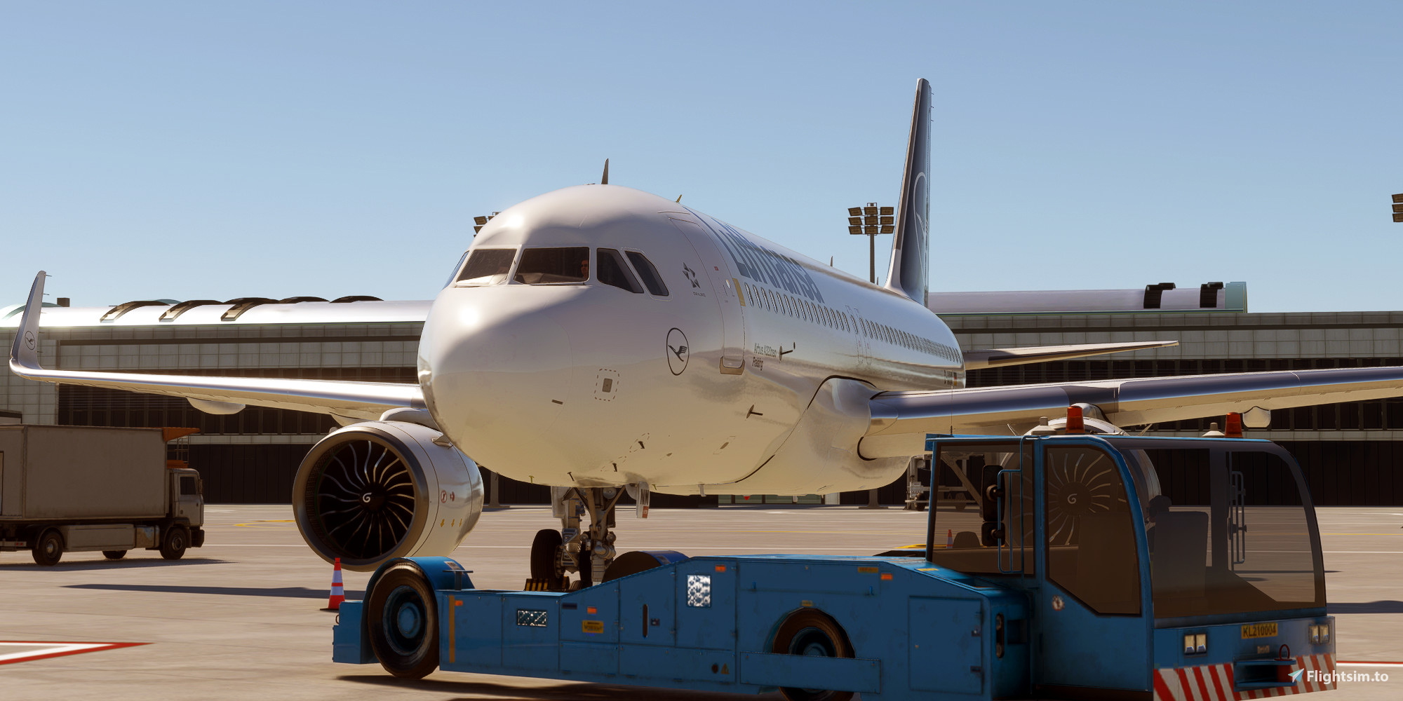 [A32NX] FlyByWire | Airbus A320neo Lufthansa D-AINM 8k - ONLY FOR FLYBYWIRE - Image 1