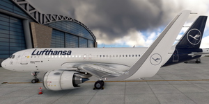 [A32NX] FlyByWire | Airbus A320neo Lufthansa D-AINM 8k  Dirty - ONLY FOR FLYBYWIRE thumbnail 5