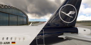 [A32NX] FlyByWire | Airbus A320neo Lufthansa D-AINM 8k  Dirty - ONLY FOR FLYBYWIRE thumbnail 7