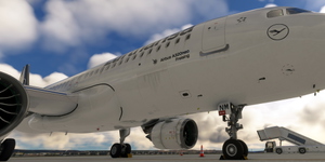 [A32NX] FlyByWire | Airbus A320neo Lufthansa D-AINM 8k  Dirty - ONLY FOR FLYBYWIRE thumbnail 9