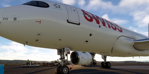 [A32NX] FlyByWire | Airbus A320neo Swiss HB-JDG - 8k  - ONLY FOR FLYBYWIRE thumbnail 1