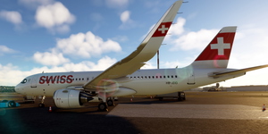 [A32NX] FlyByWire | Airbus A320neo Swiss HB-JDG - 8k  - ONLY FOR FLYBYWIRE thumbnail 4