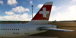 [A32NX] FlyByWire | Airbus A320neo Swiss HB-JDG - 8k  - ONLY FOR FLYBYWIRE thumbnail 6
