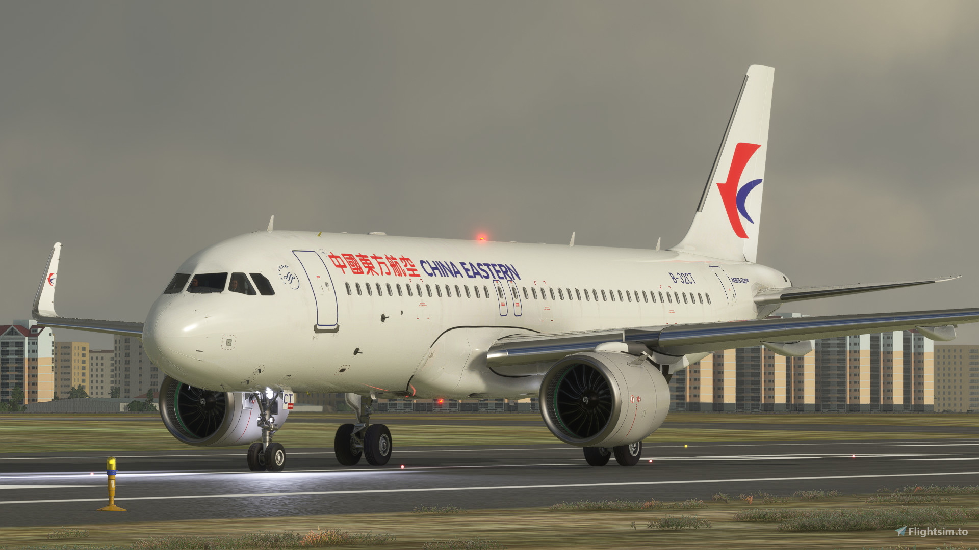 FlyByWire A32NX China Eastern 中国东方航空B-32CT 8K for Microsoft