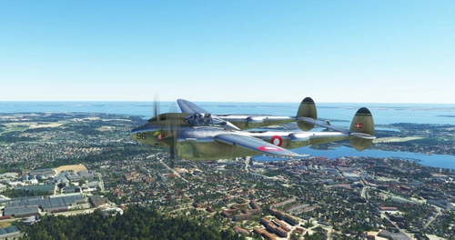 Flying Irons RDAF P-38L ( fictional )