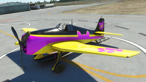 Flyingiron F6F Wildcat-Katblueflame Bush Edition