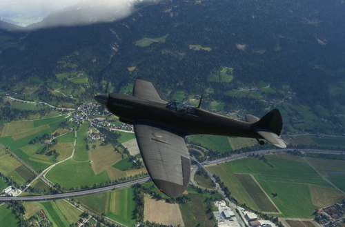 FlyingIron SpitfireIX Repaint Livery: Dark Steel Clean