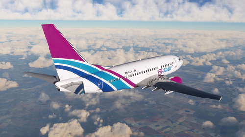 FlySafair Boeing 737-600 PMDG ZS-LOL Fictional