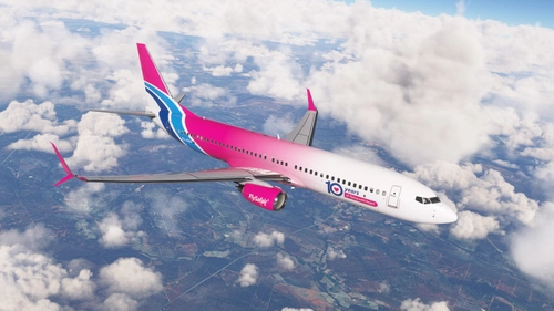 FlySafair Boeing 737-800 PMDG SSW Fictional 10 Year Anniversary Livery