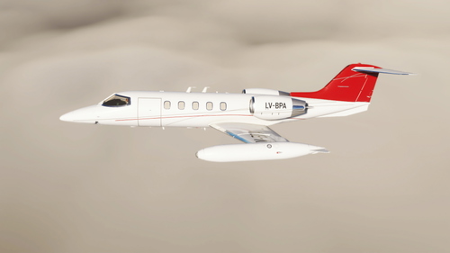Flysimeware Learjet 35A LV-BPA