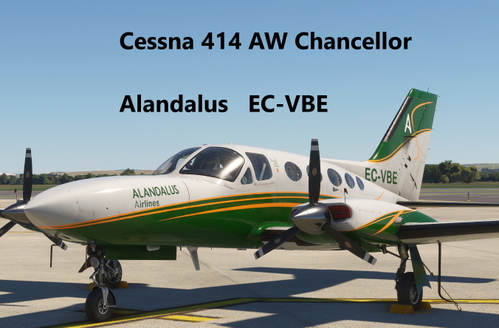 Flysimware Cessna 414 AW  ALANDALUS Livery