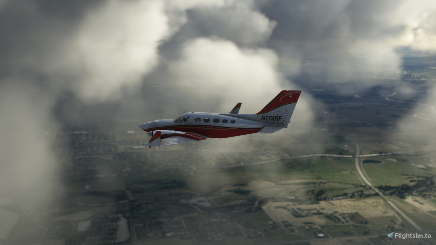 Flysimware Cessna 414 N174RF for Microsoft Flight Simulator | MSFS