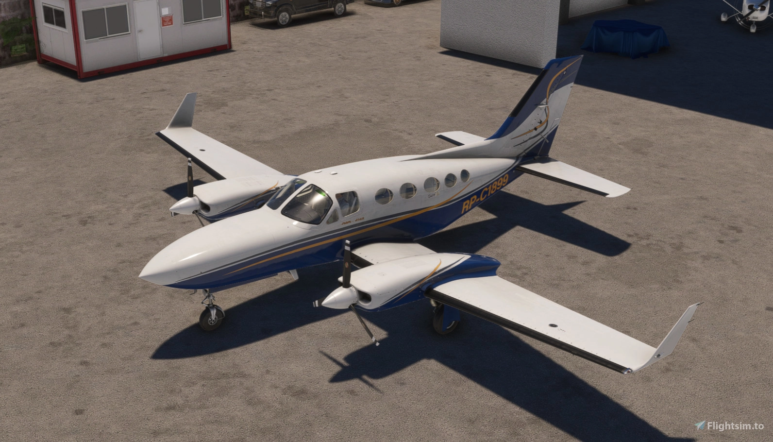Flysimware Cessna 414AW RP-C1899 Hi-Tone Construction and