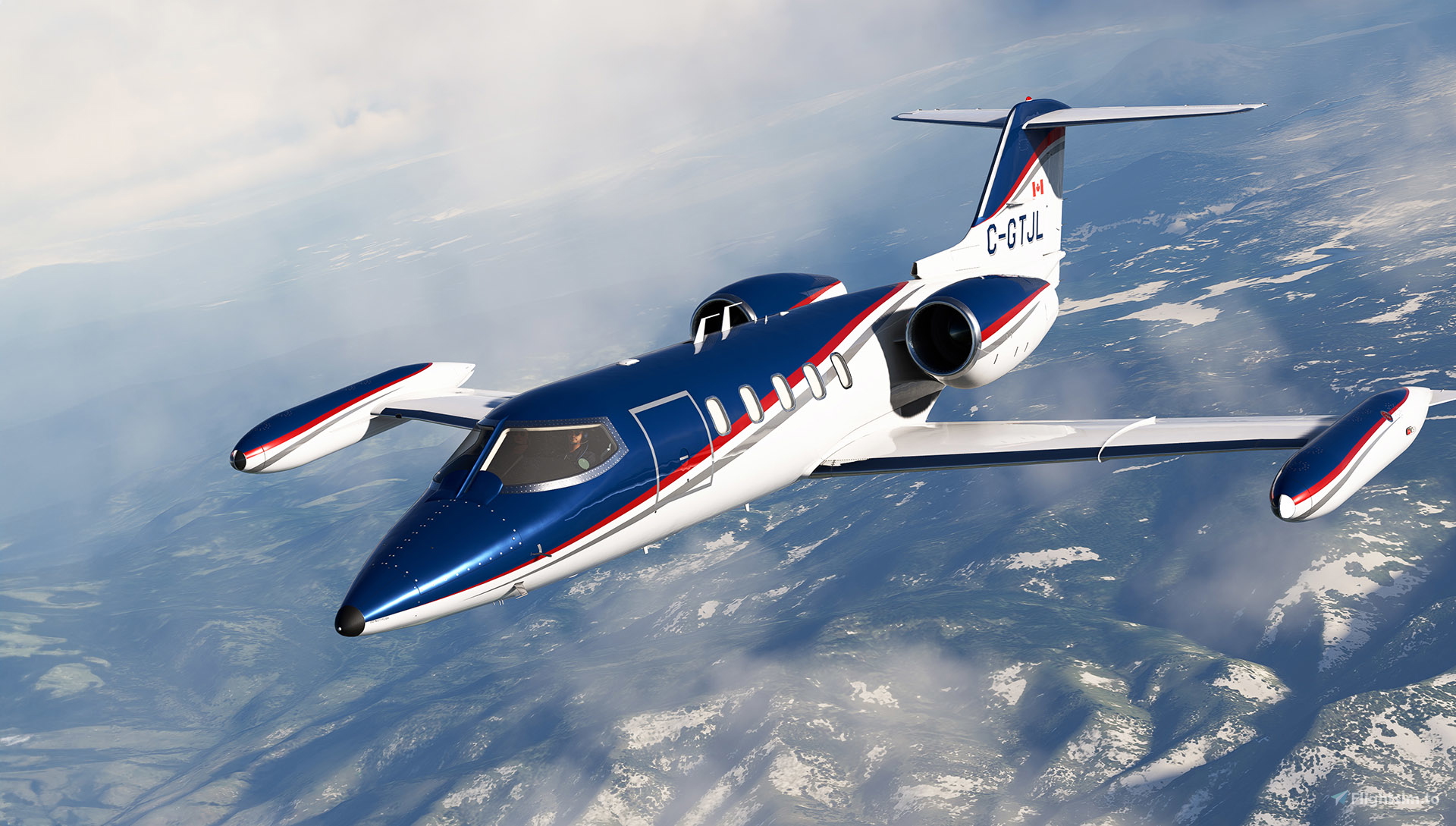 Flysimware Learjet 35A - C-GTJL - Image 1