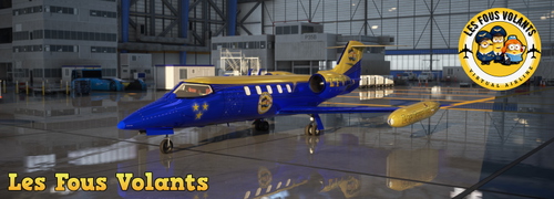 Flysimware Learjet 35A - LES FOUS VOLANTS