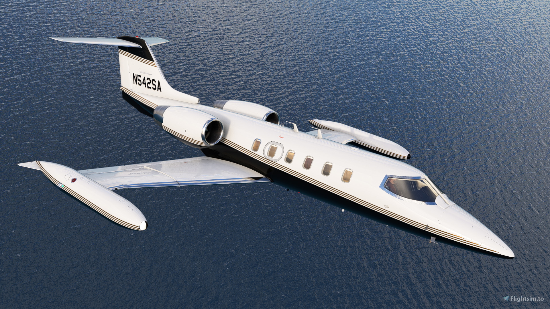 Flysimware Learjet 35A - N542SA - Image 1