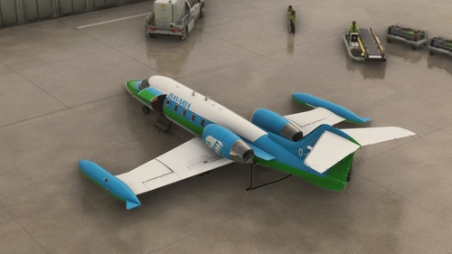 Flysimware Learjet 35A |  Aero-Dienst Bavaria | D-CART