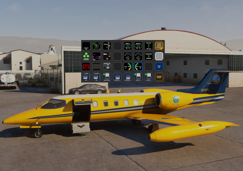 Flysimware Learjet 35A AAO Scripts & StreamDeck XL Profile & StreamDeck+ Profile