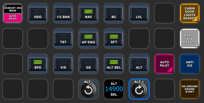 Flight Simulator Script Flysimware Learjet 35A AAO Scripts & StreamDeck XL Profile ...