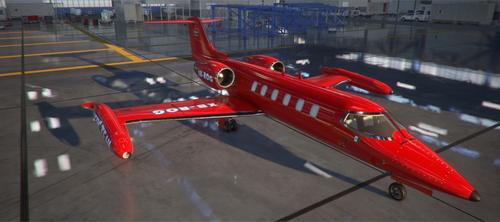 FlySimWare Learjet 35A Flyersteam (XB-ROG) Capi Roger