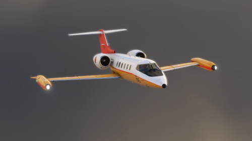FlysimWare Learjet 35A JMSDF  (91-9205)