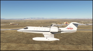 Flysimware LEARJET 35A NASA Edwards AFB N616 thumbnail 1