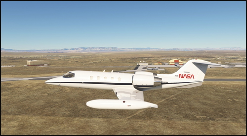 Flysimware LEARJET 35A NASA Edwards AFB N616