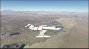 Flysimware LEARJET 35A NASA Edwards AFB N616 thumbnail 4