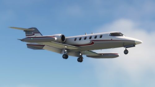 FlySimWare Learjet 35A VH-KJG