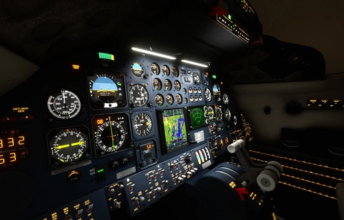 Flysimware MSFS Lear 35A Lighting Mod
