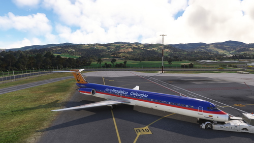 Fly The Maddog X MD-82 Aerorepublica HK-3927X 