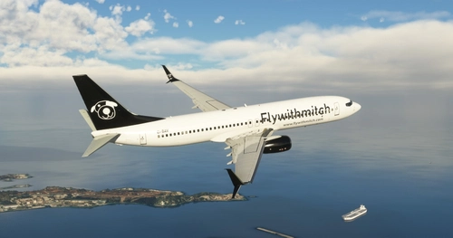 Flywithmitch PMDG B737-800 Scimitar winglets