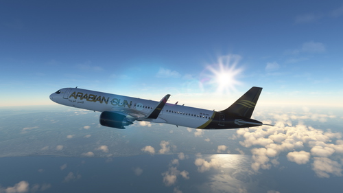 FLYWOH LVFR and Horizon Simulations extension-A321N-LR-leap Arabian Sun