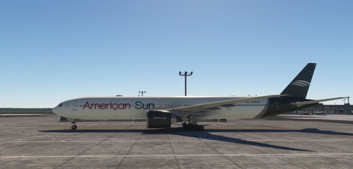 FLYWOH PMDG 777-300ER  American Sun