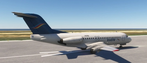 Fokker 28 Insel Air  P4-FKA