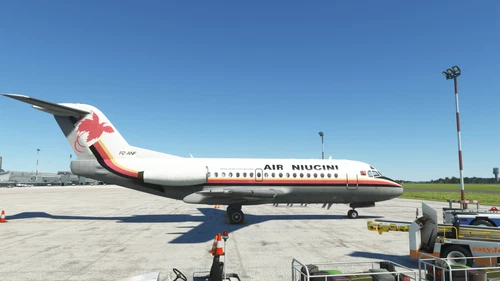 Fokker F28-1000 Air Niugini P2-ANF  livery